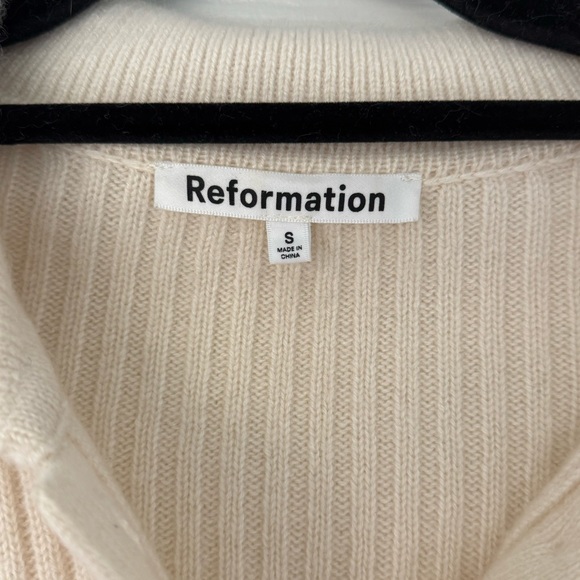 Reformation Fantino Cashmere Sweater Cardigan - Picture 3 of 3